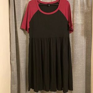 Torrid raglan skater dress